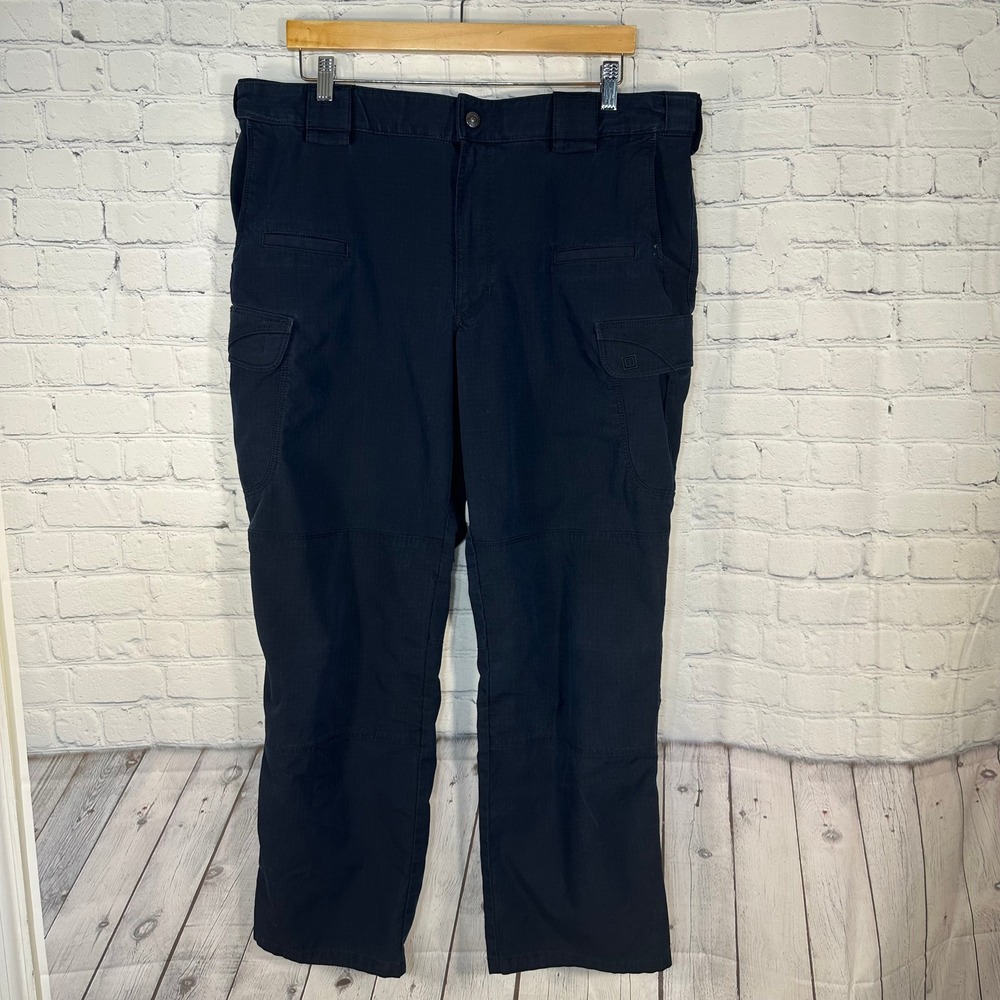 5.11 Tactical Stryke Cargo Pants Mens 38x30 Navy Blue Ripstop Utility 74369-724